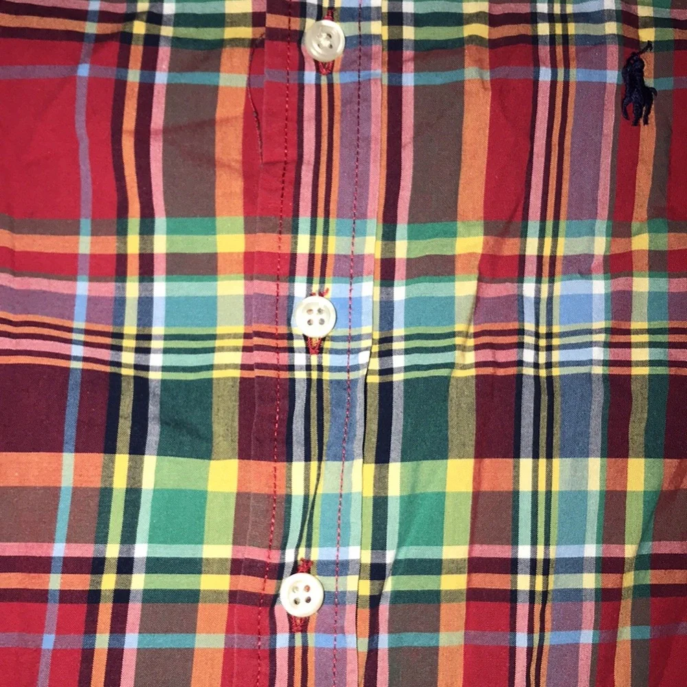Unisex Ralph Lauren Plaid Shirt